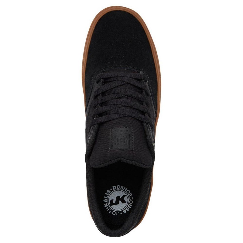 Zapatillas Skate DC Shoes Kalis Vulc Hombre Negras Marrones | PFIN-14765