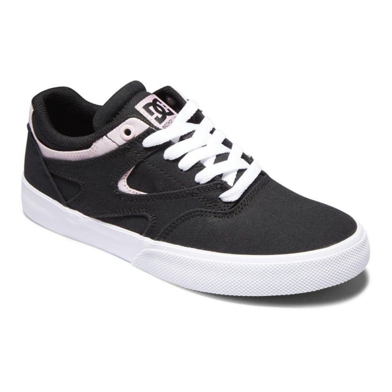 Zapatillas Skate DC Shoes Kalis Vulc Mujer Negras Rosas | IDHQ-60147