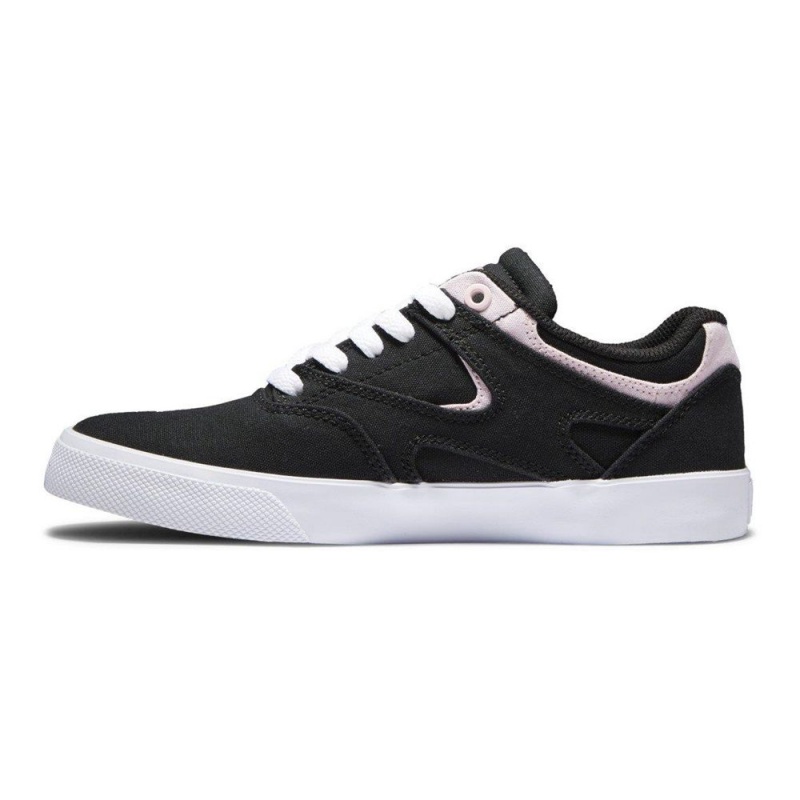 Zapatillas Skate DC Shoes Kalis Vulc Mujer Negras Rosas | IDHQ-60147