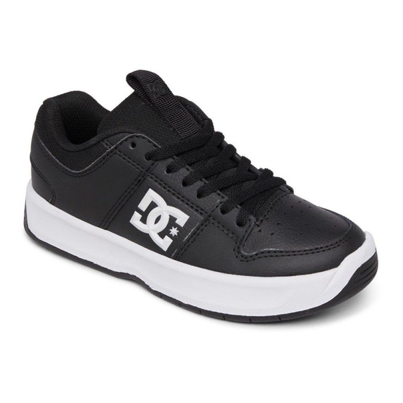 Zapatillas Skate DC Shoes Lynx Niños Negras Blancas | NADK-07158