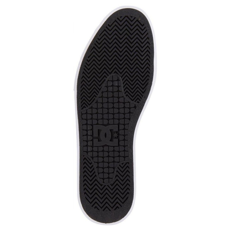 Zapatillas Skate DC Shoes Manual Hombre Negras Blancas | SDVP-80714