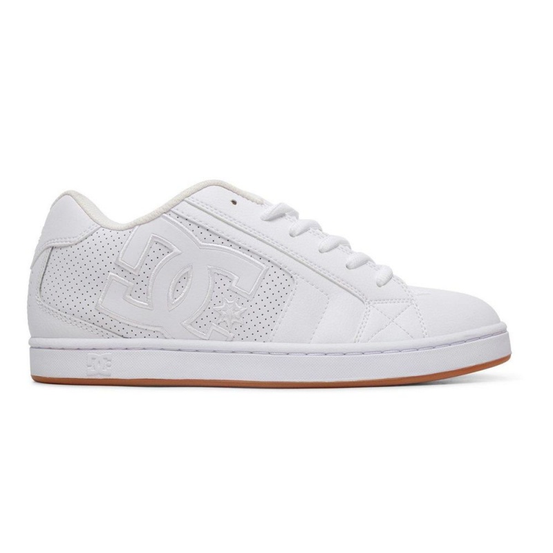 Zapatillas Skate DC Shoes Net Hombre Blancas | SGRU-79526