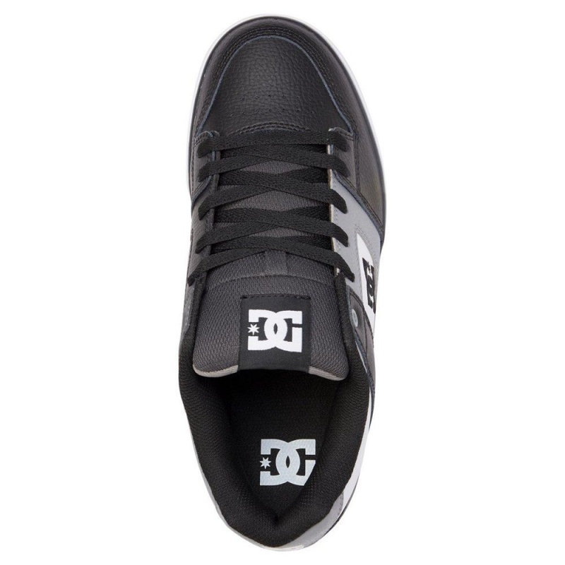 Zapatillas Skate DC Shoes Pure Hombre Gris Negras | RXEN-81076