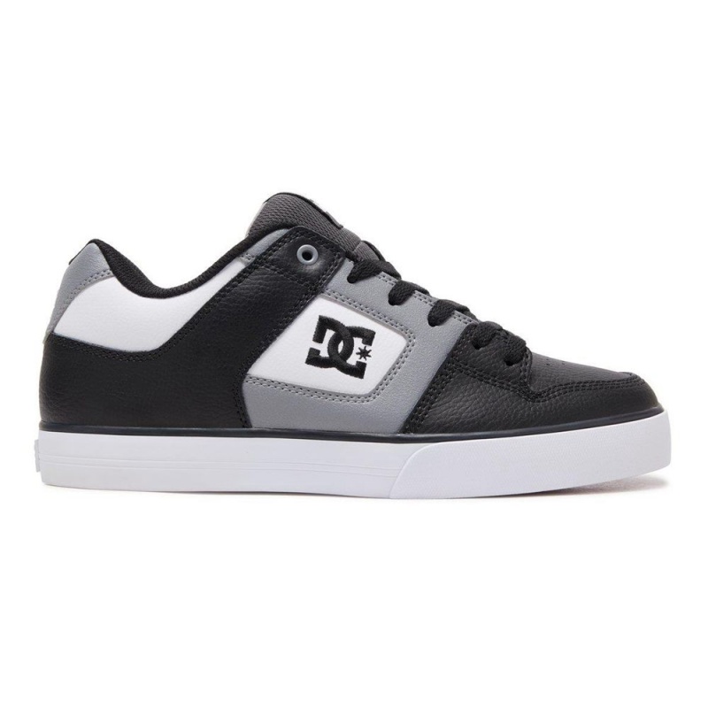 Zapatillas Skate DC Shoes Pure Hombre Gris Negras | RXEN-81076