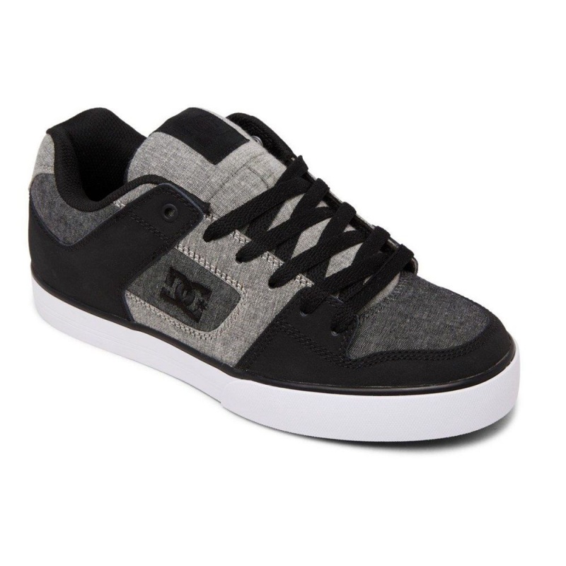 Zapatillas Skate DC Shoes Pure Hombre Negras Gris | ICOL-80972