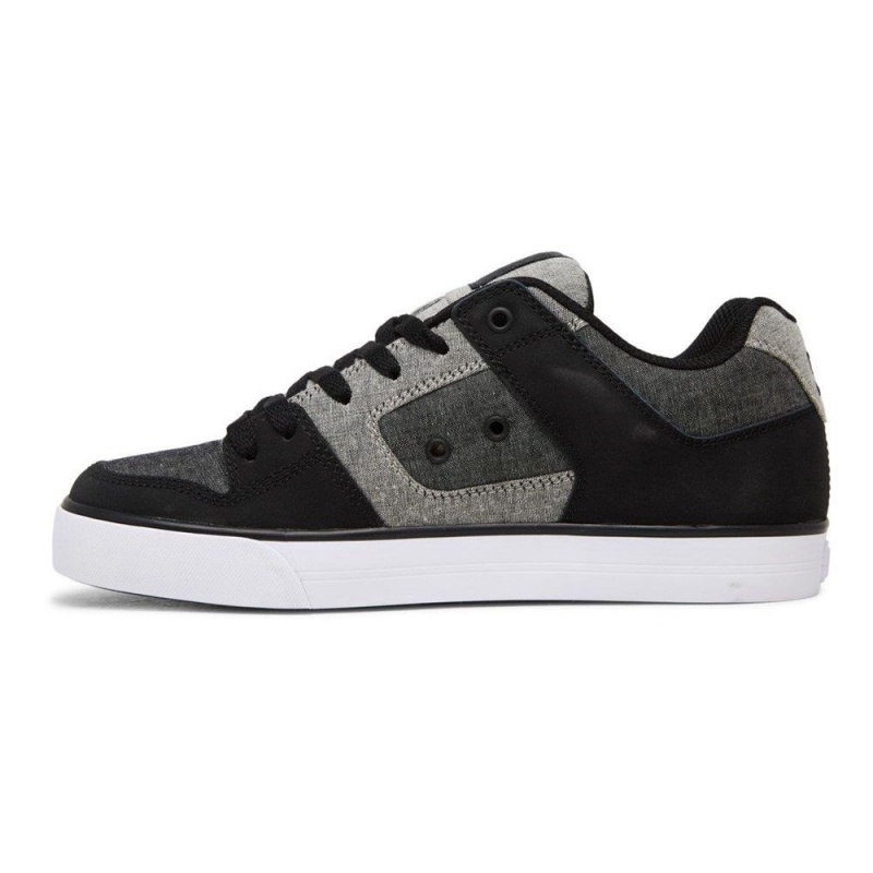 Zapatillas Skate DC Shoes Pure Hombre Negras Gris | ICOL-80972