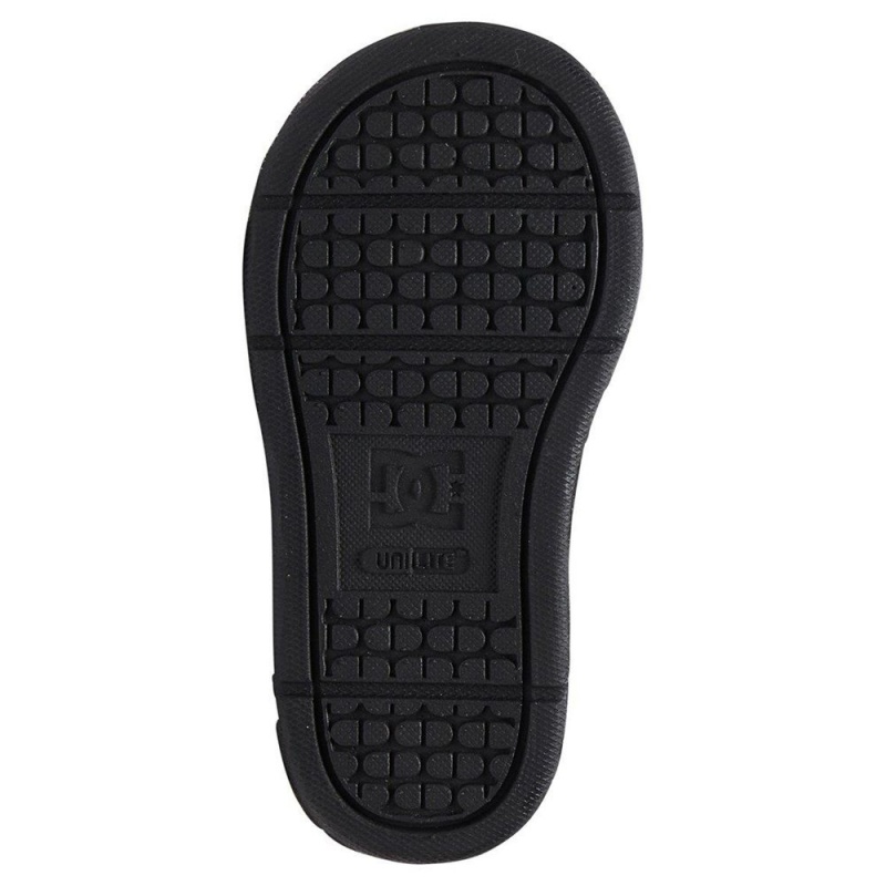 Zapatillas Skate DC Shoes Pure Niños Blancas Negras | OKGH-43185