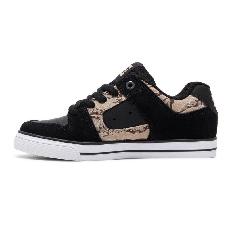 Zapatillas Skate DC Shoes Pure Niños Negras | IQFL-63802