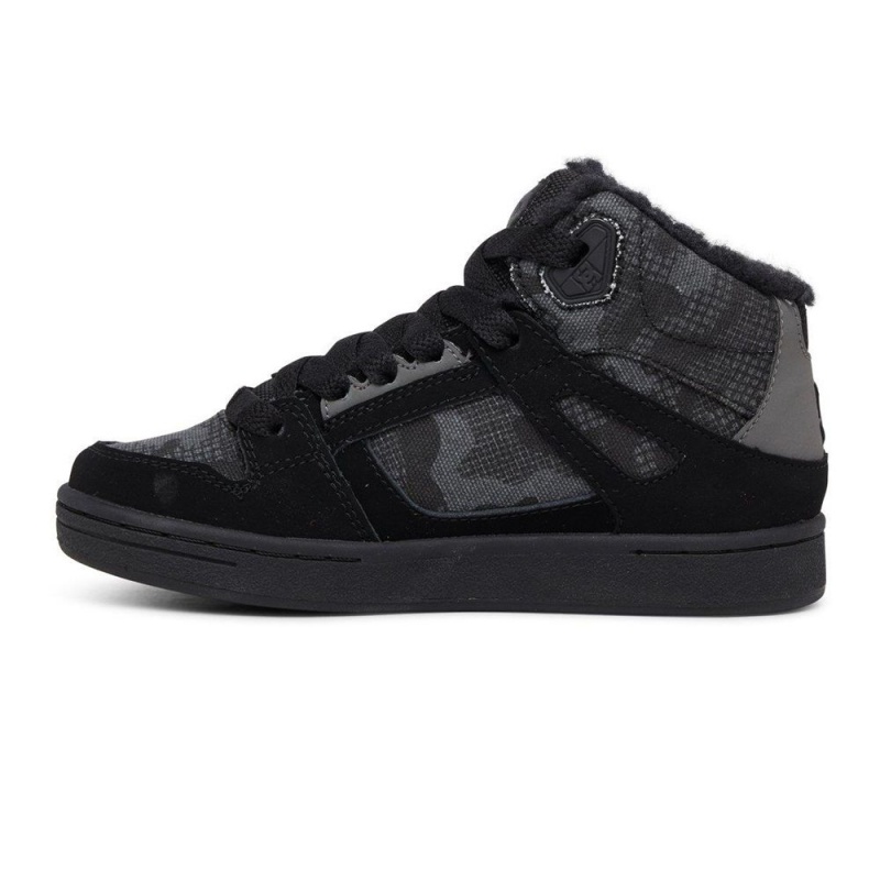 Zapatillas Skate DC Shoes Pure Niños Negras | YMRP-14568