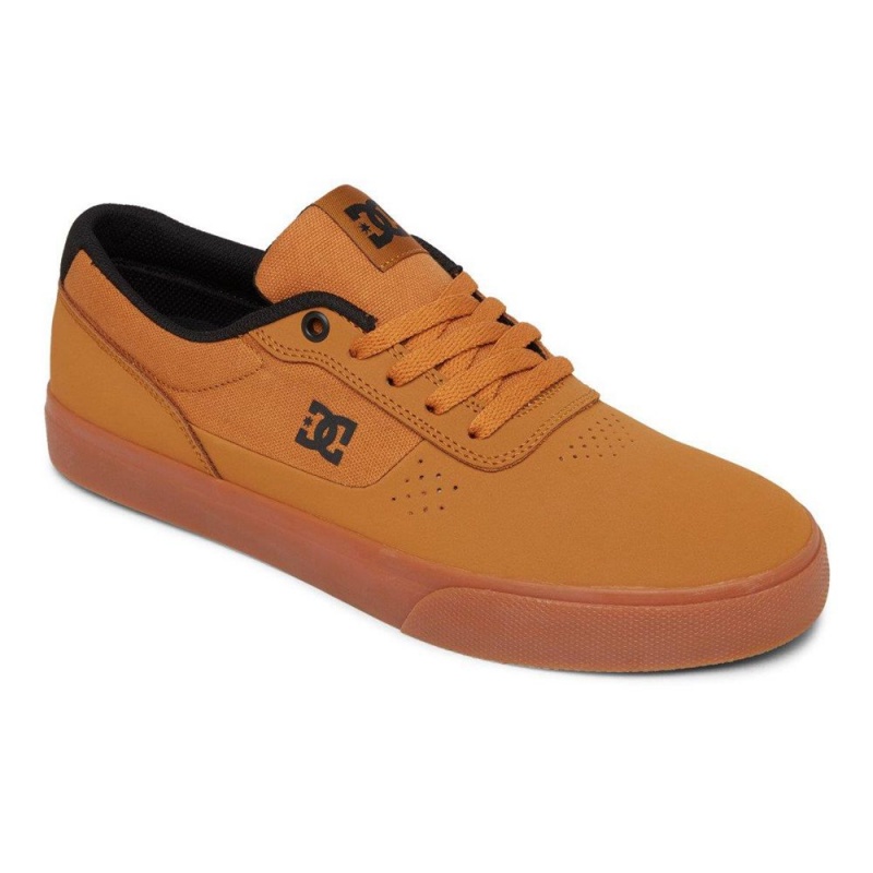 Zapatillas Skate DC Shoes Switch Hombre Marrones Negras | ZHVB-49163