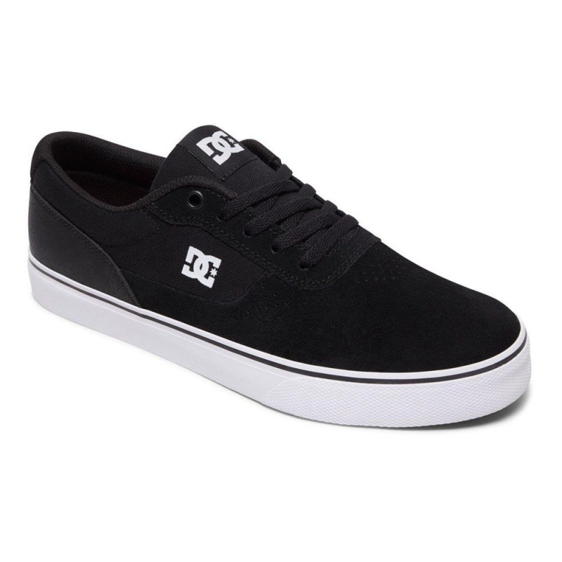 Zapatillas Skate DC Shoes Switch Hombre Negras Blancas | WOBA-43985