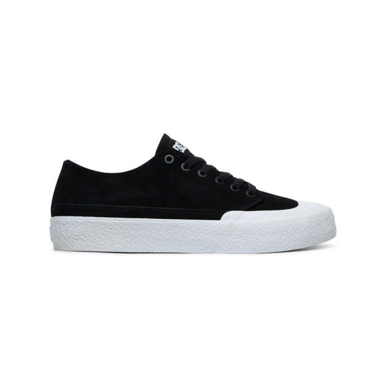 Zapatillas Skate DC Shoes T-Funk Hombre Negras Blancas | QMYS-39725