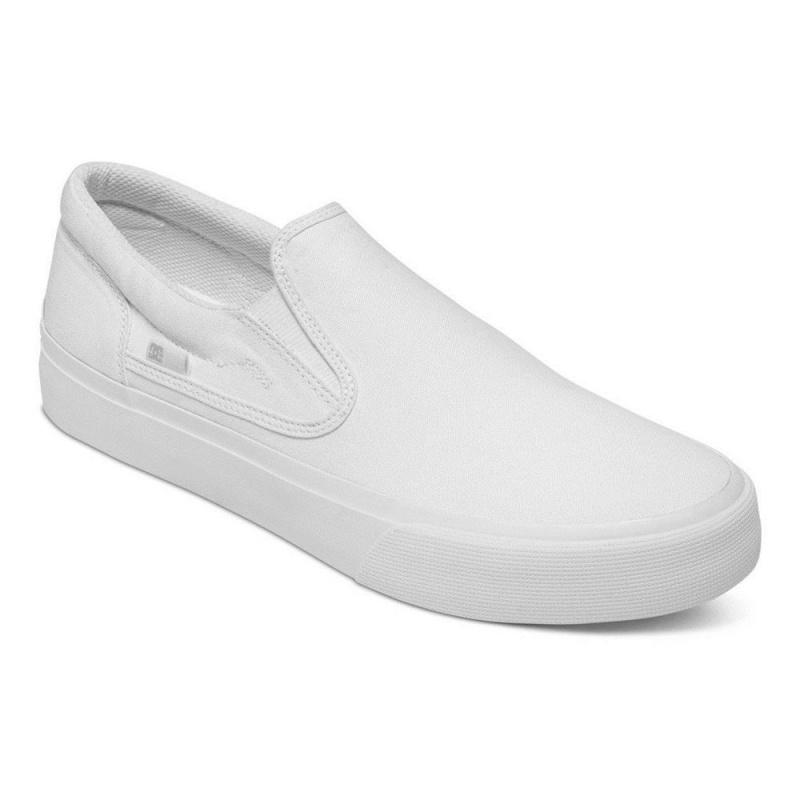 Zapatillas Skate DC Shoes Trase Hombre Blancas | JWVD-80427