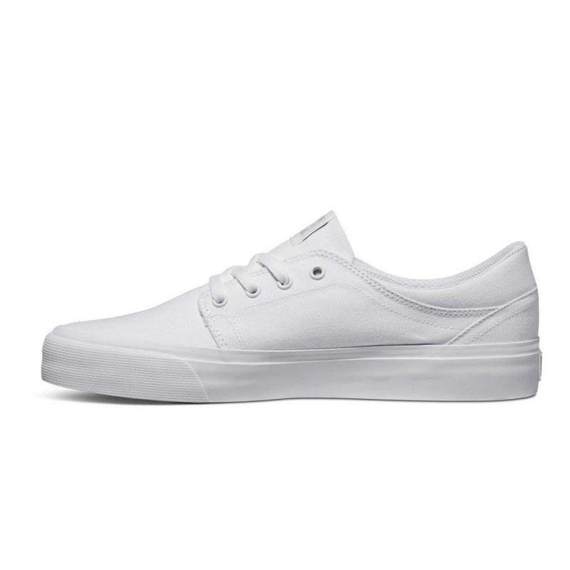 Zapatillas Skate DC Shoes Trase Hombre Blancas | QPAR-30672