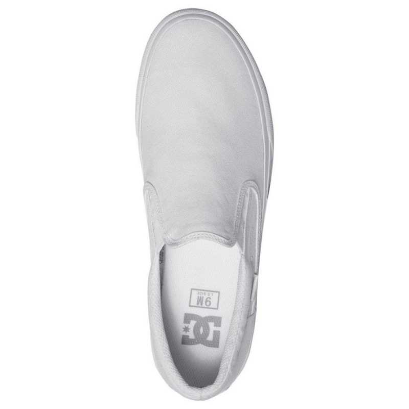 Zapatillas Skate DC Shoes Trase Hombre Blancas | VLIJ-24678