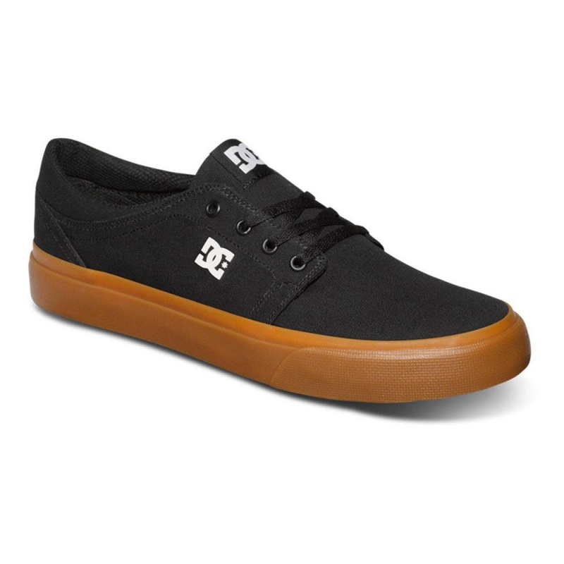 Zapatillas Skate DC Shoes Trase Hombre Negras Marrones | EQOK-39725