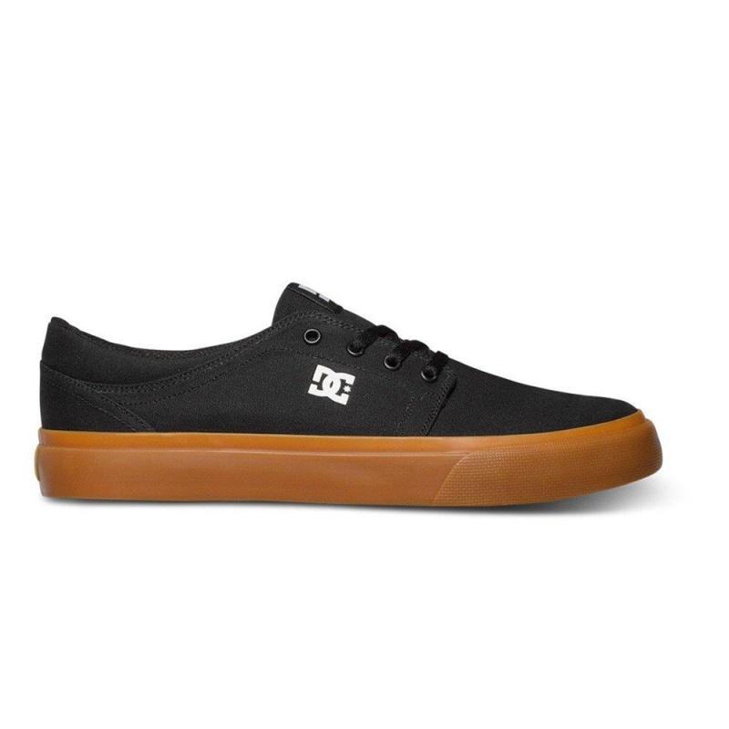 Zapatillas Skate DC Shoes Trase Hombre Negras Marrones | EQOK-39725