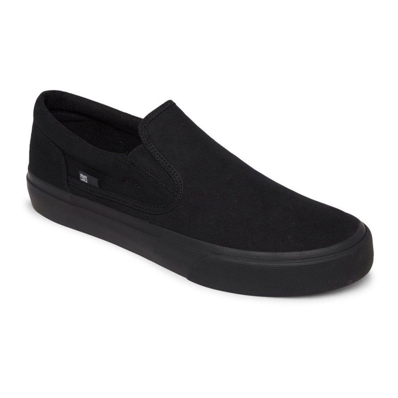 Zapatillas Skate DC Shoes Trase Hombre Negras | LWIA-60497