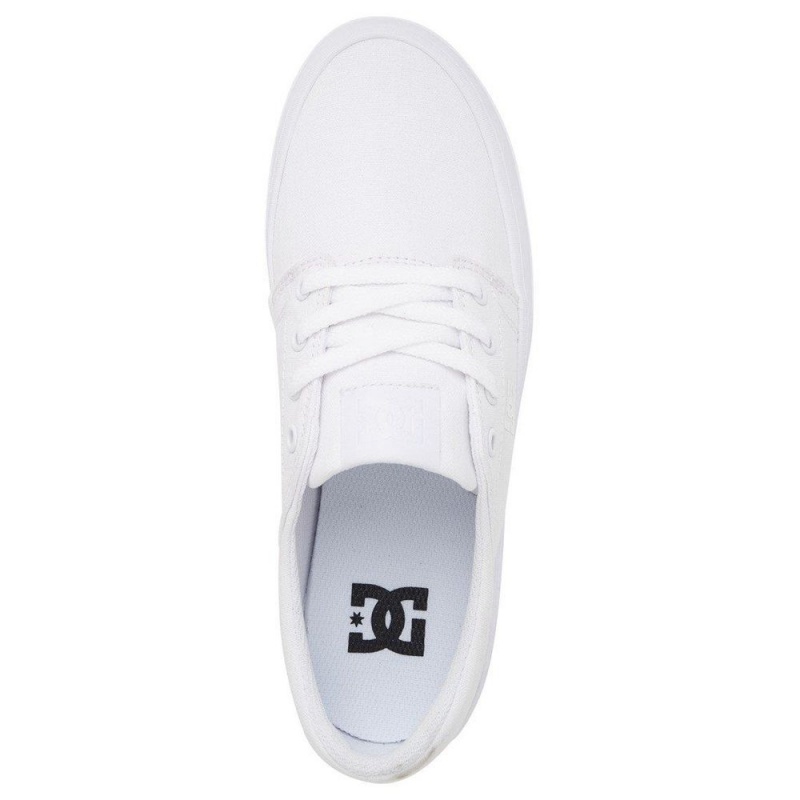 Zapatillas Skate DC Shoes Trase Mujer Blancas | LWHY-97531