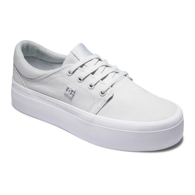 Zapatillas Skate DC Shoes Trase Mujer Gris | RDQP-18567