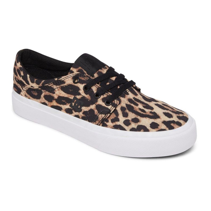 Zapatillas Skate DC Shoes Trase Mujer Leopardo | QOFC-48709