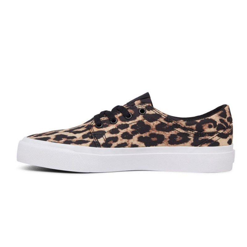 Zapatillas Skate DC Shoes Trase Mujer Leopardo | QOFC-48709