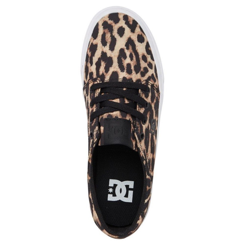 Zapatillas Skate DC Shoes Trase Mujer Leopardo | QOFC-48709