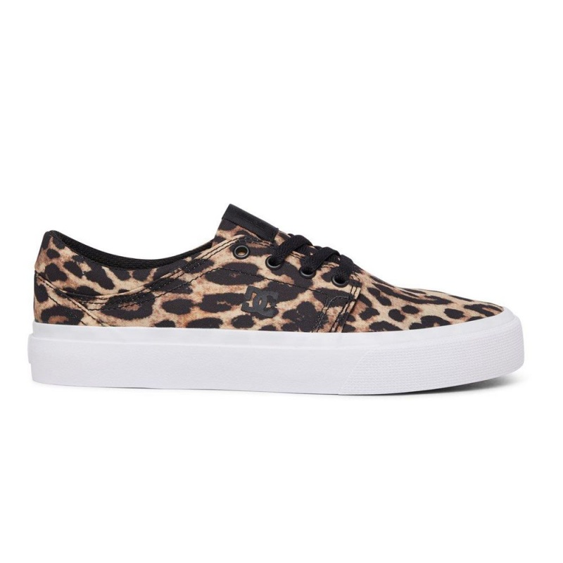 Zapatillas Skate DC Shoes Trase Mujer Leopardo | QOFC-48709