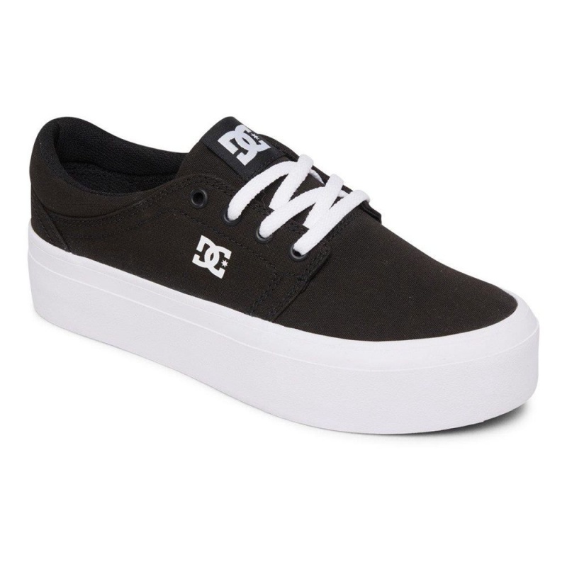 Zapatillas Skate DC Shoes Trase Mujer Negras | URXI-25018