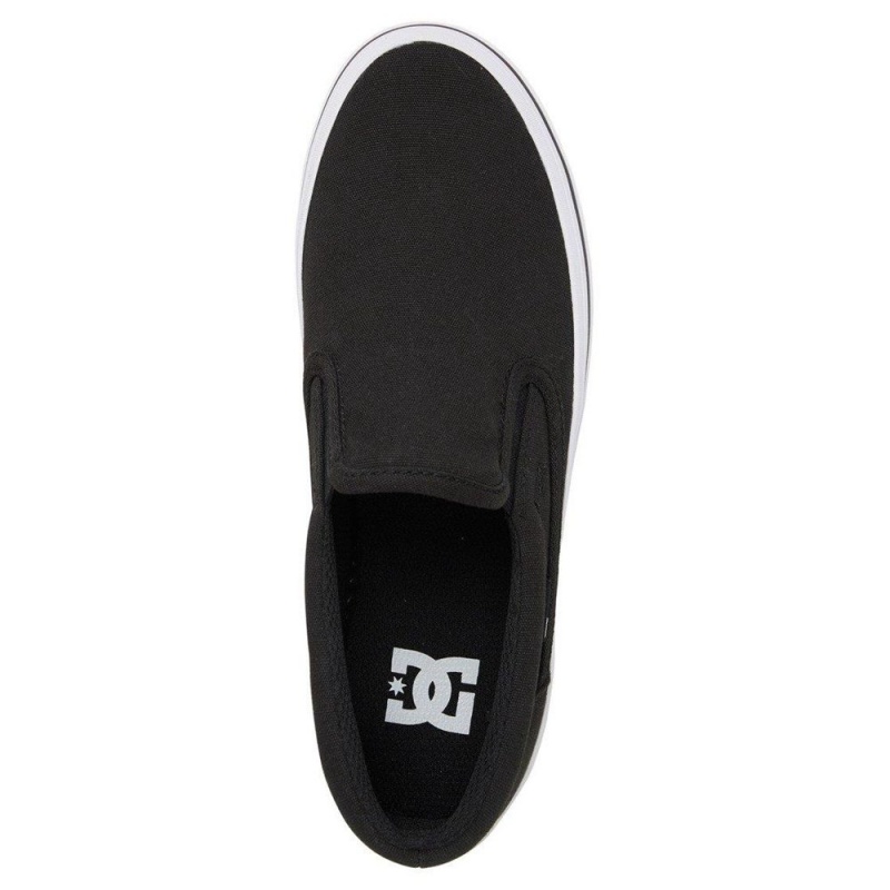 Zapatillas Skate DC Shoes Trase Mujer Negras Blancas | JDOC-98063