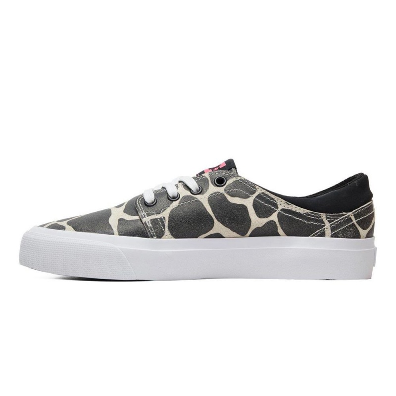 Zapatillas Skate DC Shoes Trase Mujer Negras Gris | FZWO-63049