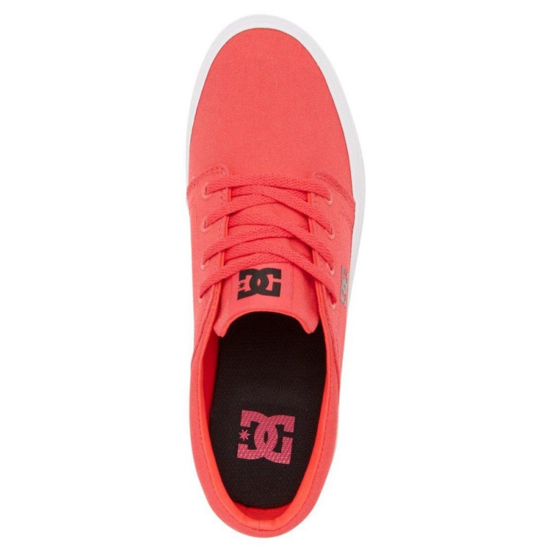 Zapatillas Skate DC Shoes Trase Mujer Rosas Negras | QAES-52439