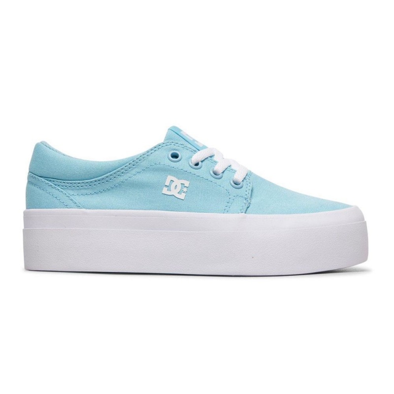 Zapatillas Skate DC Shoes Trase Niños Azules | DJFC-10873