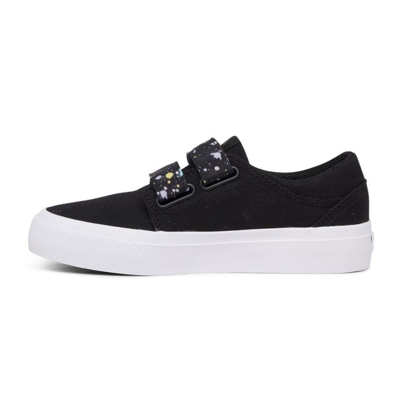 Zapatillas Skate DC Shoes Trase Niños Negras Multicolor | JTLQ-43125