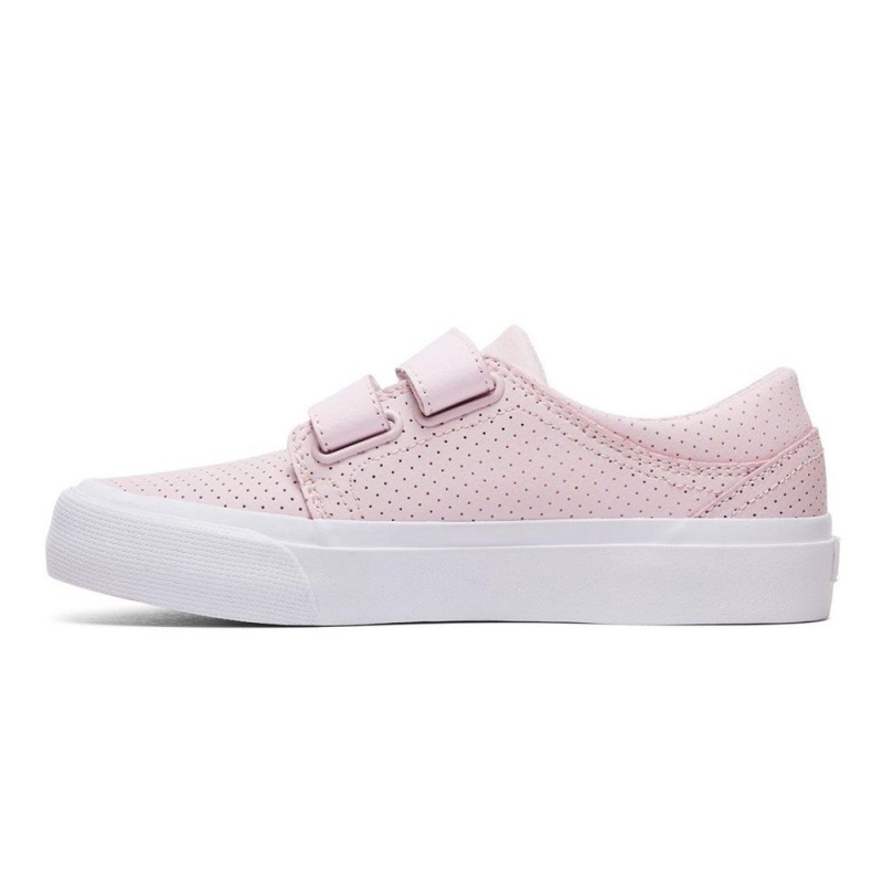 Zapatillas Skate DC Shoes Trase Niños Rosas | NUJV-61409