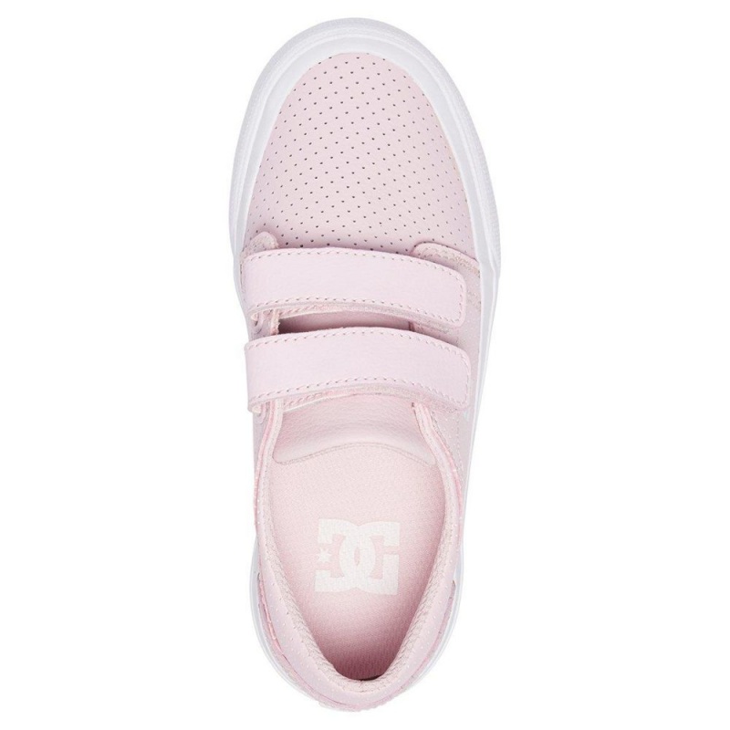 Zapatillas Skate DC Shoes Trase Niños Rosas | NUJV-61409