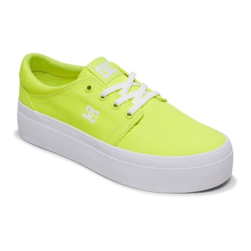 Zapatillas Skate DC Shoes Trase TX Mujer Amarillo | XKPS-08249