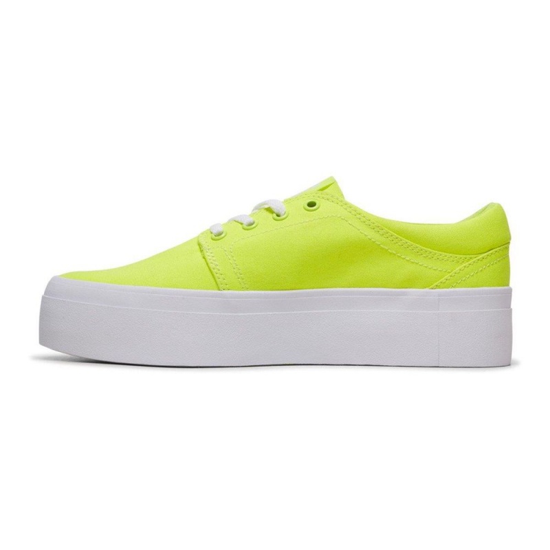 Zapatillas Skate DC Shoes Trase TX Mujer Amarillo | XKPS-08249