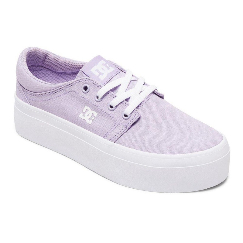 Zapatillas Skate DC Shoes Trase TX Mujer Moradas | FEUV-41809