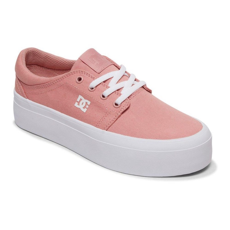 Zapatillas Skate DC Shoes Trase TX Mujer Rosas | LHXZ-23470