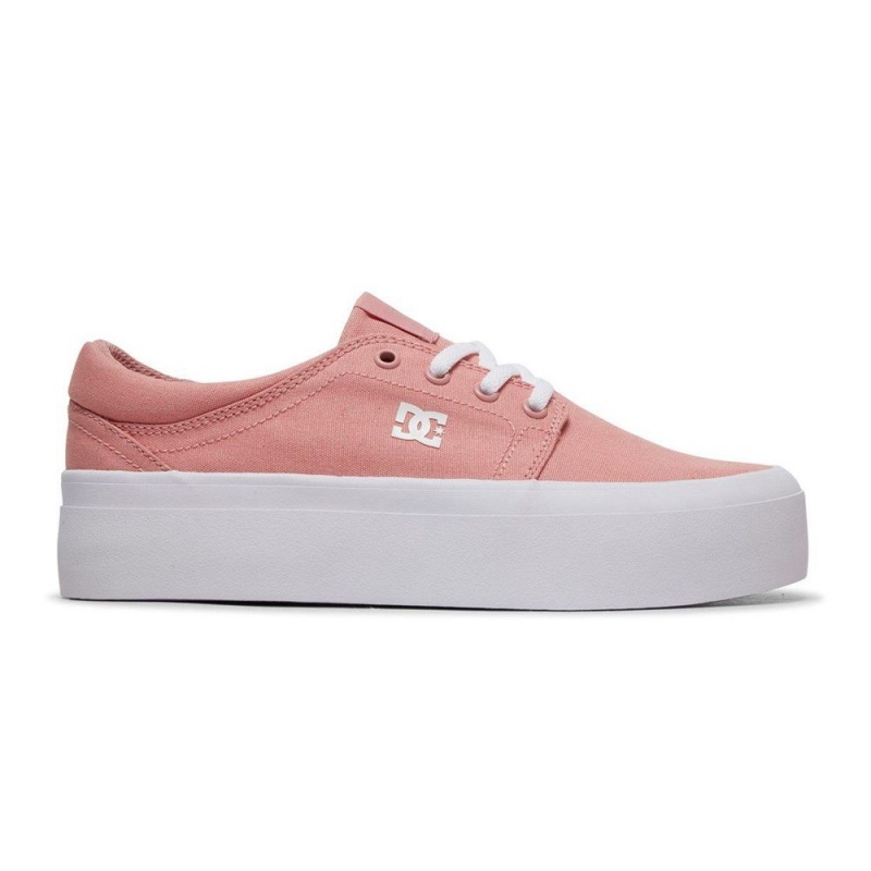 Zapatillas Skate DC Shoes Trase TX Mujer Rosas | LHXZ-23470