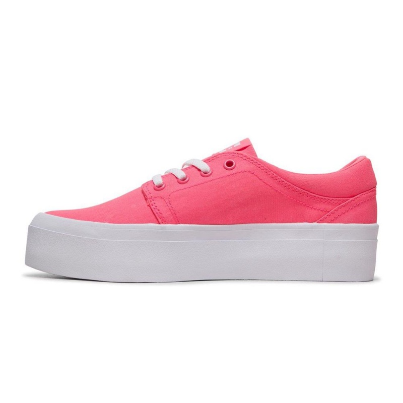 Zapatillas Skate DC Shoes Trase TX Mujer Rosas Oscuro | SEZM-79365