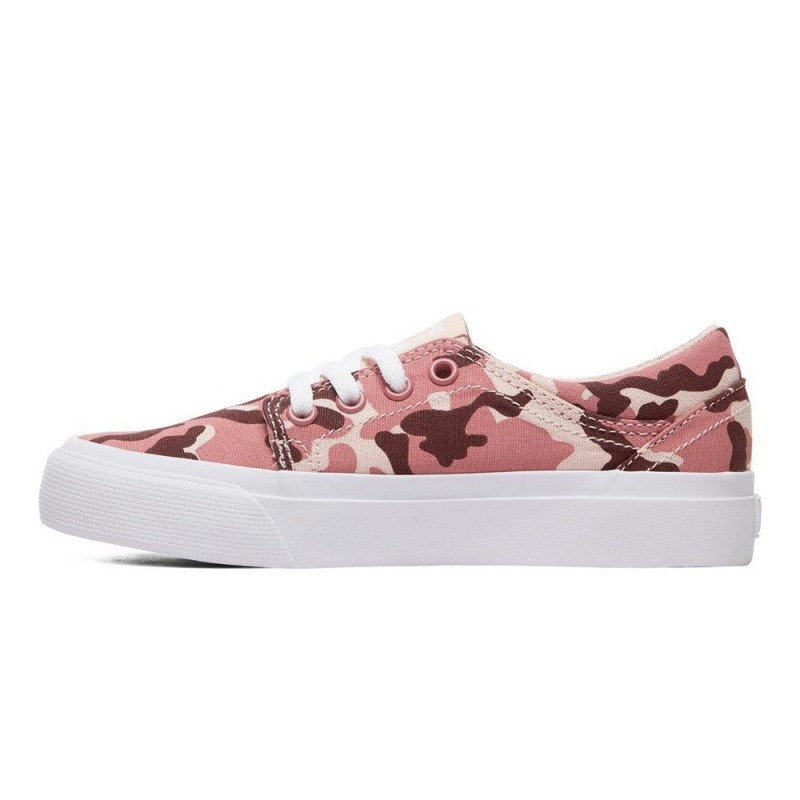 Zapatillas Skate DC Shoes Trase TX Niños Rosas | TBPF-69748