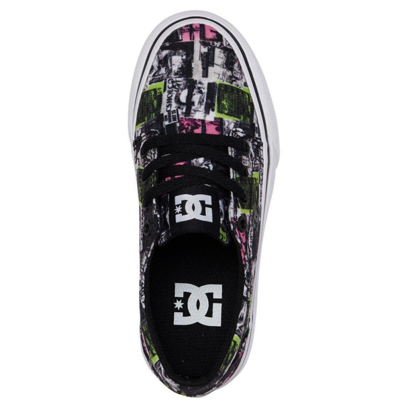 Zapatillas Skate DC Shoes Trase TX Niños Gris Multicolor | RTNE-58032