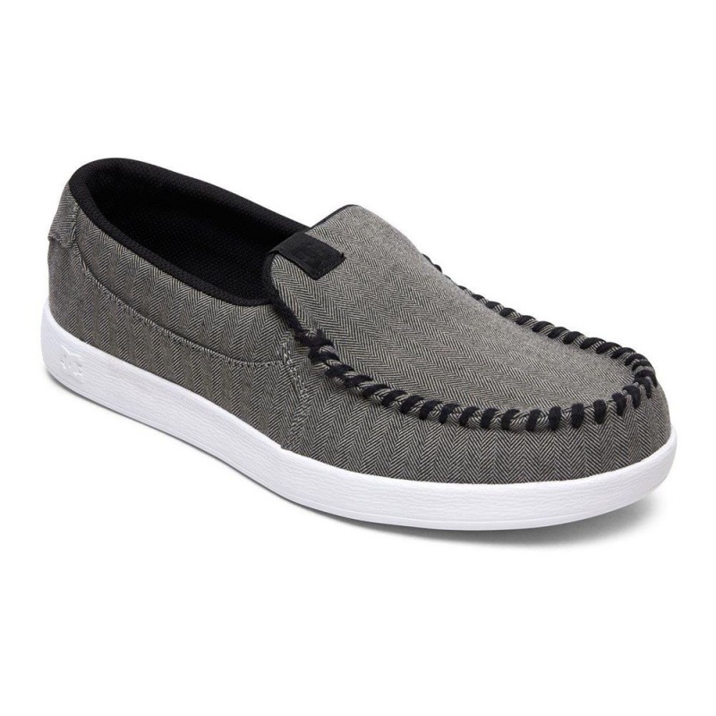 Zapatillas Skate DC Shoes Villain Hombre Gris | RBVL-53482