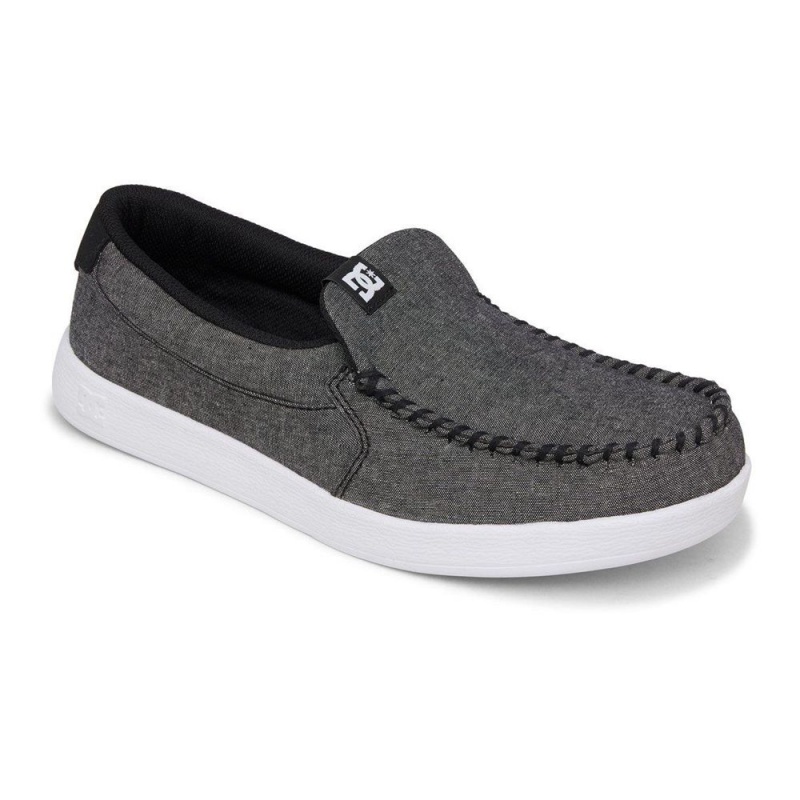 Zapatillas Skate DC Shoes Villain Hombre Gris | LWYO-91463