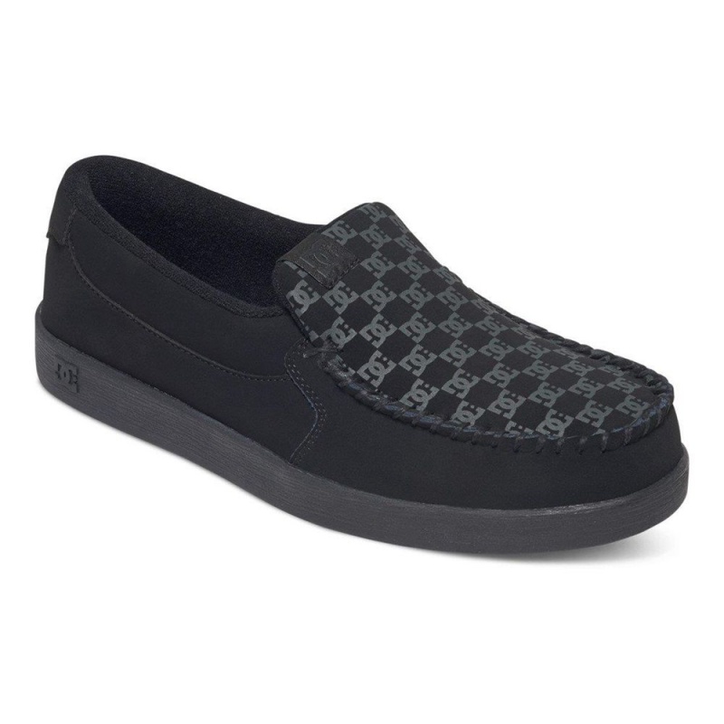 Zapatillas Skate DC Shoes Villain Hombre Negras Gris | XGIT-49075