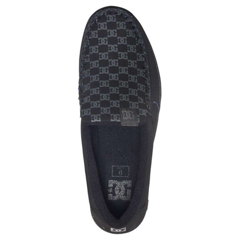 Zapatillas Skate DC Shoes Villain Hombre Negras Gris | XGIT-49075